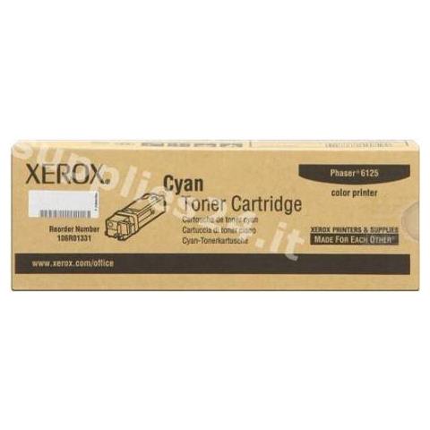 106R01331 Toner Originale Ciano per Phaser 6125 Capacità 6000 Pagine - Foto 3