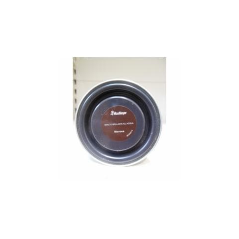 Smalto Acrilico All'Acqua Pronto All'Uso, Finitura Brillante, Latta Da 125 Ml, Resa 0,88-1,38 Mq Marrone - Foto 1