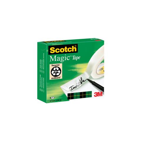 nastro adesivo scotch magic 810-2566 25mmx66mt invisibile permanente - Foto 1