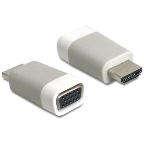 65472 HDMI-A VGA Bianco cavo di interfaccia e adattatore - Foto 1
