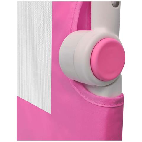 Barriera Di Sicurezza Per Letto Bambino 102 X 42 Cm Rosa - Foto 4