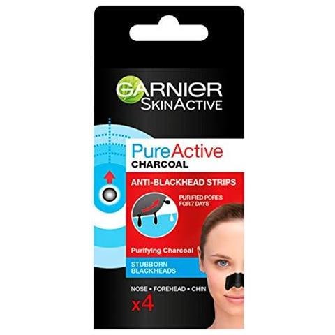 Pure Strisce Naso Attivi Intensivo Anti-blackhead Carbone 4 Pezzi - Foto 1