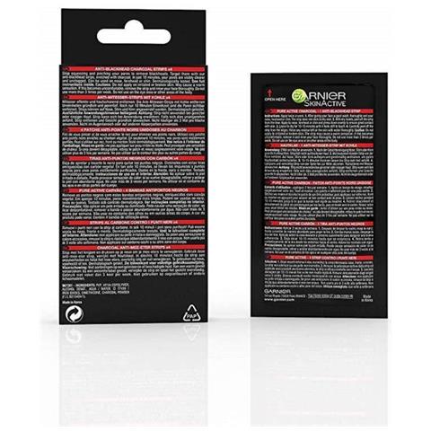 Pure Strisce Naso Attivi Intensivo Anti-blackhead Carbone 4 Pezzi - Foto 2