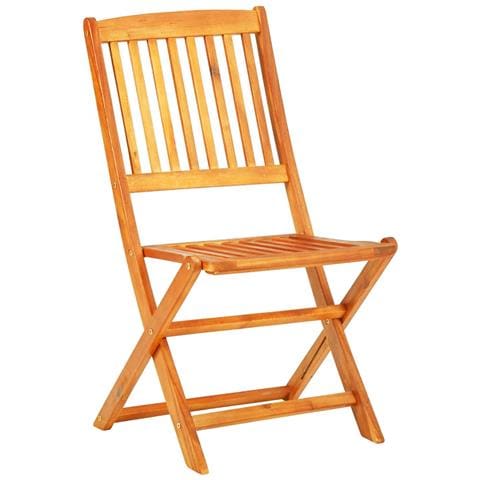 Set Da Pranzo Da Giardino 7 Pz Pieghevole In Massello Di Acacia - Foto 2