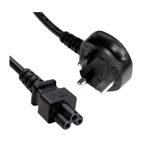 S12A-966-07007 1.8m Spina di alimentazione di tipo G Accoppiatore C5 Nero cavo di alimentazione - Foto 1