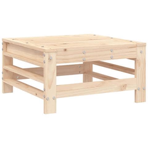 Poggiapiedi Da Giardino In Legno Massello Di Pino - Foto 2