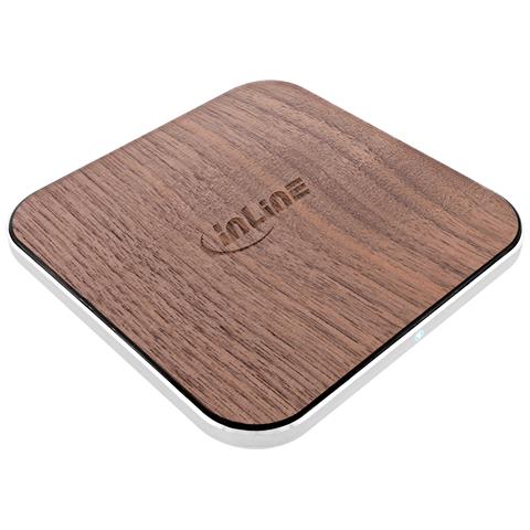 Qi woodcharge, caricabatterie rapido wireless, 5/7,5/10W / 15W, USB-C - Foto 1
