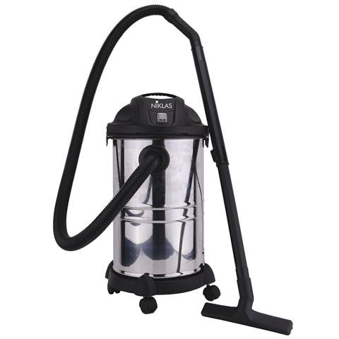 Bidone Aspiratutto Aspiracenere Solidi E Liquidi Acciaio Inox Lt. 30 Niklas Domo Rac - Foto 1