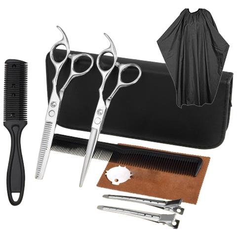 Set Di Strumenti Per Tagliare I Capelli Con Mantella Silver - Foto 1