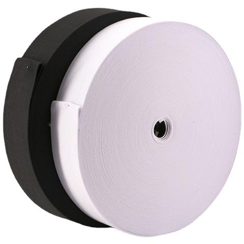 Fascia Elastica Spessa - Nero + Bianco (3 Metri Ciascuno) S - Foto 1