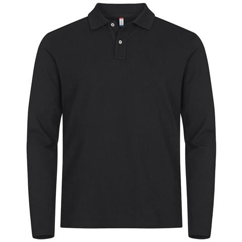 Stretch Premium Polo L /s Nero S - Foto 1