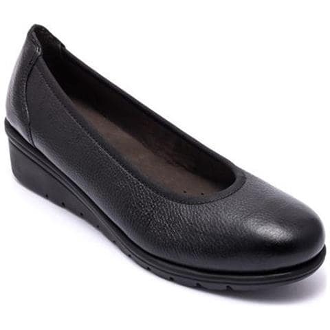 CAPRICE Black Nappa Casual Closed Ballerinas Ballerine Pelle