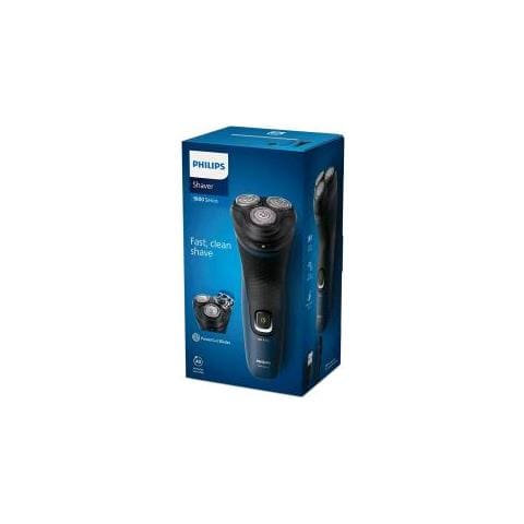 S1151/00 Serie 1000 Acquatouch Wet E Dry Rasoio Elettrico Ricaricabile 3 Testine Nero /blu - Foto 1