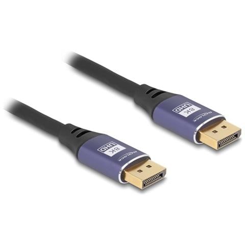 Cavo DisplayPort 8K 60 Hz 5 m metallo lilla - Foto 1