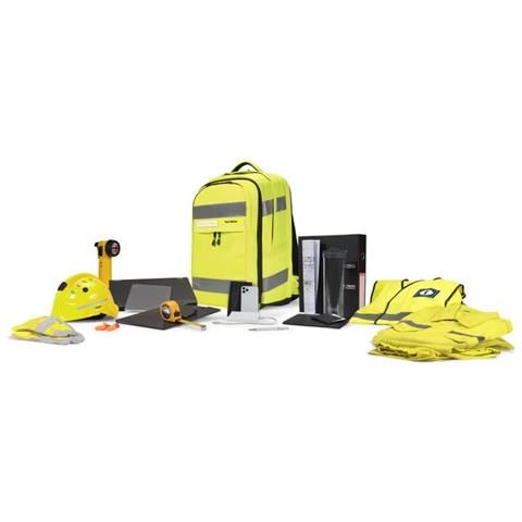 Hi-Vis zaino Giallo Polietilene tereftalato (PET), Poliuretano termoplastico (TPU) - Foto 12