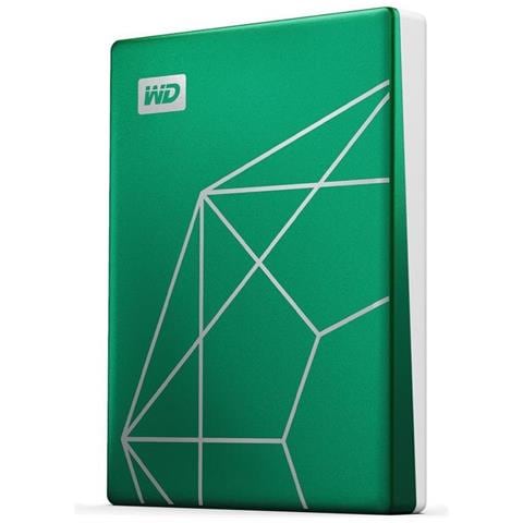 Wd My Passport Ultra 2tb Usb3.0 & Usb-c 2.5zoll - 20th Emerald Anniversary Edition (wdbjxt0020bgn-wesn) - Foto 1