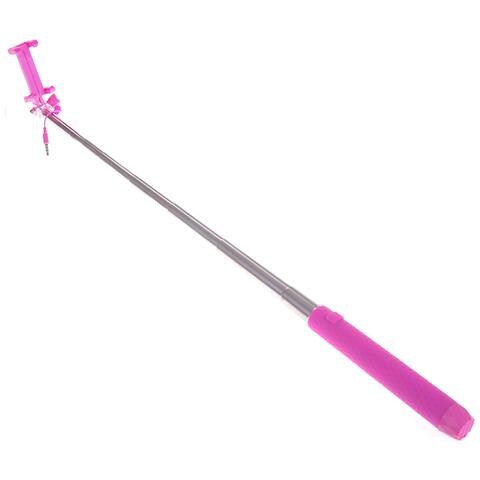 Mini Bastone Selfie Con Specchio 3x3x13 Cm. Colore Rosa - Foto 2