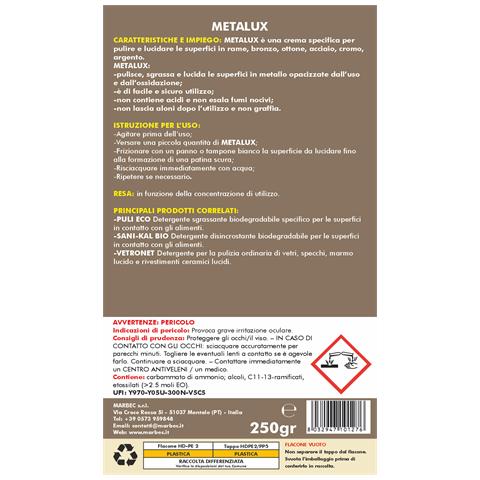 Metalux 250gr - Pulizia Rame E Argento - Foto 2