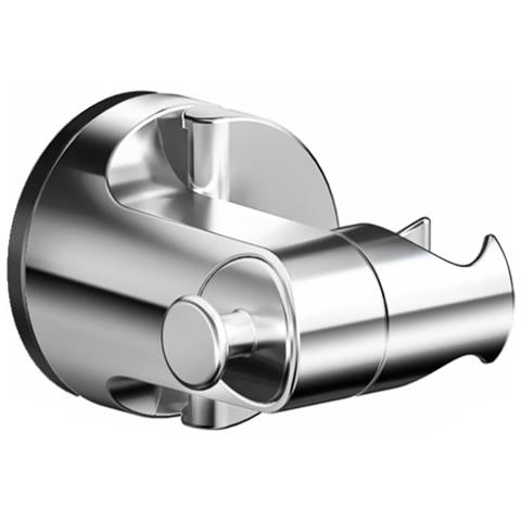 Supporto Regolabile Per Soffione Doccia A Ventosa - Finitura Argento - Foto 1