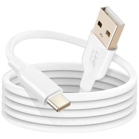 Cavo Di Carica E Trasferimento Usb A Usb-c 3a 36w Veloce 1,2 M, Bianco - Foto 1