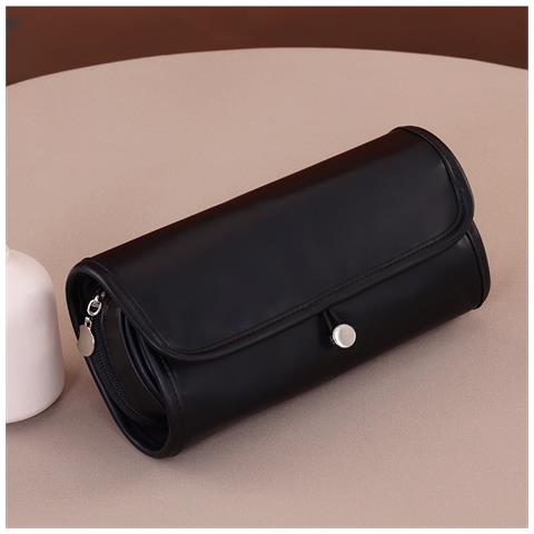 Borsa Trucco Pieghevole Multifunzionale - Pochette Organizer Cosmetici Professionale Black - Foto 2