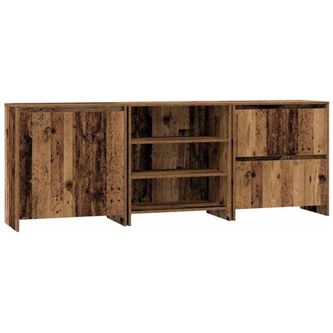 Sideboards 3 pcs Legno vecchio 70 x 41 x 75 cm - Foto 1