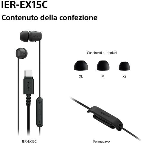 IER-EX15C Auricolare Cablato In-ear Musica e Chiamate USB tipo-C Nero - Foto 14