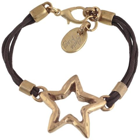 Bracciale A Stella In Zama Placcato Oro - Foto 1