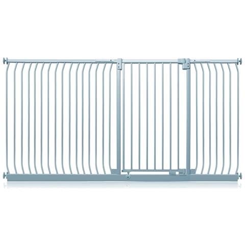 Safetots Cancelletto Di Sicurezza Elite Extra Alto, 225cm - 234cm, Grigio Opaco, Extra Alto Con 100cm Di Altezza - Foto 1