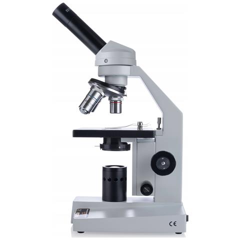 Mikroscopio Biologico Uran Pro Mbup - Testa Monoculare 45° | Obiettivi Achromatici 4x, 40x | Uso Professionale E Didattico - Foto 8