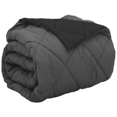 Piumone Completo Annuale Nero e antracite 240 x 200 cm - Foto 1