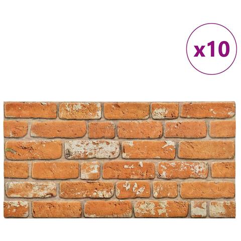 Pannelli da parete 10 pcs Mattone 100 x 50 cm Schiuma EPS - Foto 2