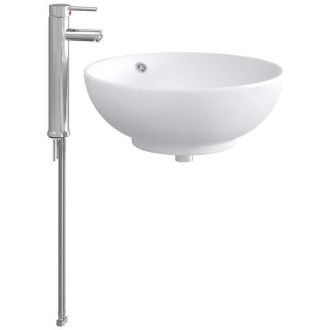 Lavabo da bagno Cromato 44 x 44 x 16 cm Metallo - Foto 1