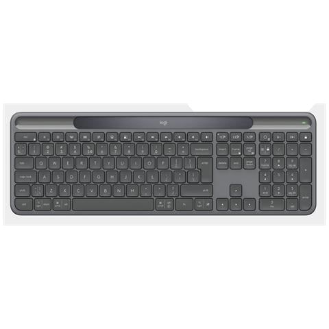 Signature Slim Solar+ K980 for Business tastiera Universale RF senza fili + Bluetooth QWERTZ Tedesco Grafite - Foto 1