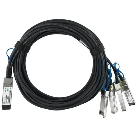 QSFP-4SFP25G-CU5M-HU-BL cavo InfiniBand e in fibra ottica 5 m QSFP28 4x SFP28 DAC Nero - Foto 1