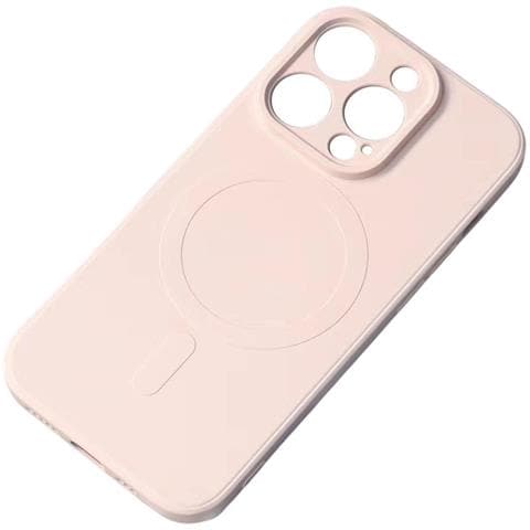 Custodia In Silicone Compatibile Con Magsafe Per Iphone 15 Pro - Crema - Foto 1