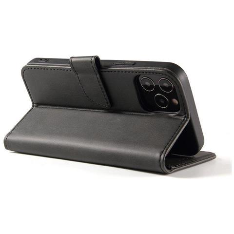 Custodia Magnetica Elegante Con Flap E Funzione Supporto Per Oneplus Nord N200 5g Nera - Foto 2