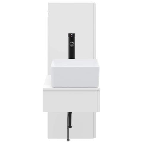 Set di mobili per il bagno 2 pz Bianco 33 x 34,5 x 100 cm - Foto 10