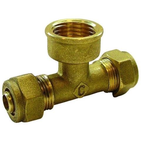 'raccordo Femmina Per A Compressione / diam 16 - 15 x 21  (1/2) / femmina - Foto 1