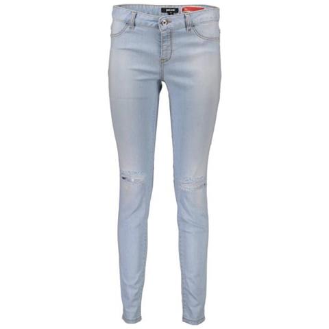 Jeans Denim Donna Azzurro - Made In Italy M - Foto 1