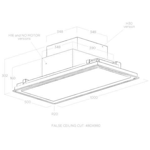 Cappa a Scomparsa PRF0147727 Aspirante Colore Bianco - Foto 3