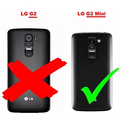 Custodia Compatibile Con Lg G2 Mini In Rosso Mela - Coperchio Protettiva Con Chiusura Magnetica, Funzione Stand E Tasca Per Le Carte - Foto 2