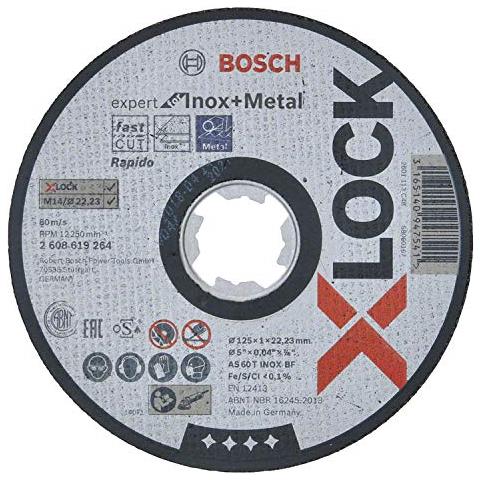 2608619264 Mola Da Taglio Dritta Per Inox E Metallo, X-lock, Ø125 Mm, Diametro Ø: 22.23 Mm, Spessore: 1 Mm - Foto 1