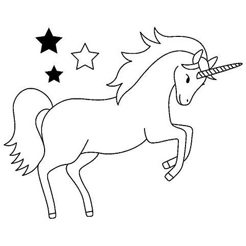 Timbro Di Legno - Unicorno - Foto 1