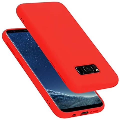 Custodia Compatibile Con Samsung Galaxy S8 In Liquid Rosso - Coperchio Protettivo In Silicone Tpu Flessibile - Foto 1