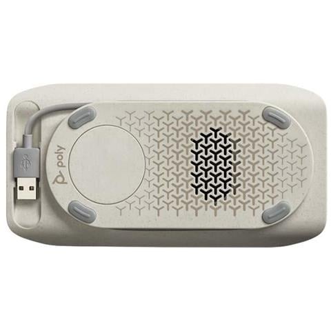 Poly Sync 20+ Vivavoce per MS Teams con USB-A Adattatore Bluetooth Colore Grigio - Foto 4