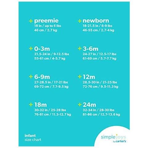 Gioie Semplici Di 4-pack Fleece Pants Di Carter Casual Rosa Nero Heather Grey Newborn - Foto 3