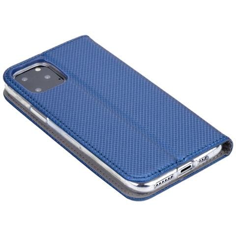 Smart Book Custodia Poket Silicone Flip Cover Case Per Apple Iphone 12 - 12 Pro Blu - Foto 5