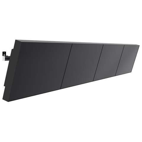 Multi Display Wall Tilt, 100 x 100,200 x 100,200 x 200,300 x 100,300 x 200,300 x 300,400 x 200,400 x 300,400 x 400,600 x 200, , Nero, 5 - 15° - Foto 1