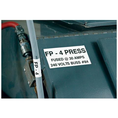 M21-375-595-WT Bianco Etichetta per stampante autoadesiva etichetta per stampante - Foto 5